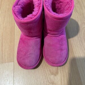 UGG Kids Pink Rain & Snow Boots